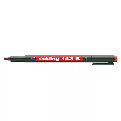 OHP marker Edding 143B piros