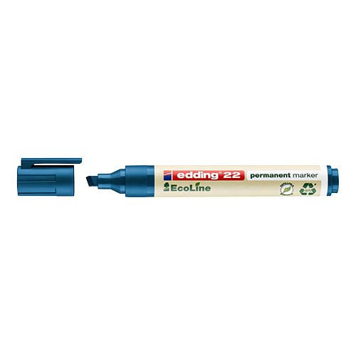 Marker Permanent EDDING 22 Ecoline kék