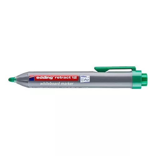 Táblamarker Edding Retract 12 zöld