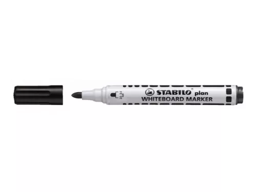 Táblamarker és törlő készlet, Stabilo 6412PM, 2 színű