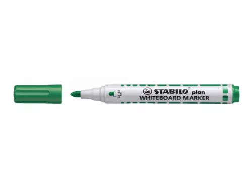 Táblamarker és törlő készlet, Stabilo 6414PM, 4 színű