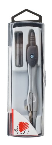 Körző készlet, fém, Ico Süni, vegyes színben