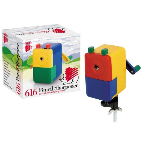 Hegyezőgép ICO Süni 616, 1 lyukú, asztali