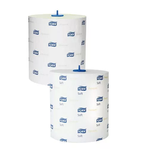 Kéztörlő Tork Matic® Premium Soft, tekercses, 2 rétegű, 21 cm, fehér
