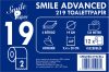 Egészségügyi papír Smile Advanced 219, hófehér, 2 rétegű