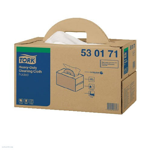 Tisztítókendő Tork nagyteljesítményű, hajtogatott- hordozható doboz 200lap