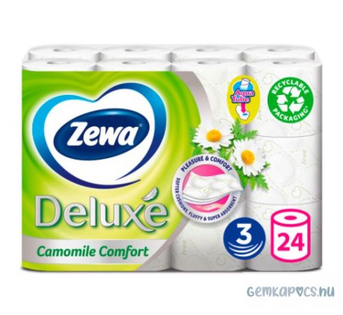 Egészségügyi papír Zewa Deluxe Camomile Comfort 24 db