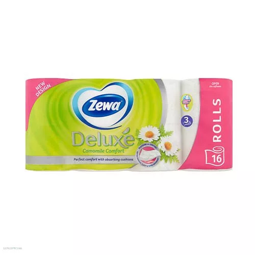Egészségügyi papír ZEWA Deluxe  Kamilla 16 tekercs 3 rétegű