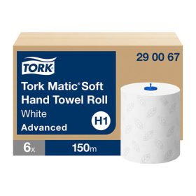   Kéztörlő TORK Matic® Soft tekercses 2 rétegű 21cm fehér