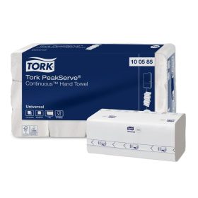   Kéztörlő Tork PeakServe® Universal H5, folyamatos adagolású, 1 rétegű, 410 lapos, fehér, 12 db/csm