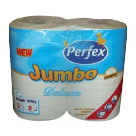 Kéztörlő Boni Perfex Jumbo Delux 2 rétegű 2 x 300 lap