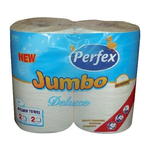 Kéztörlő Boni Perfex Jumbo Delux 2 rétegű 2 x 300 lap