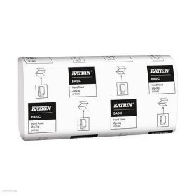   Kéztörlő Katrin Basic zig zag natúr Z hajtogatott 1rtg 100% újrahsznosított 23x23,2cm 250lap