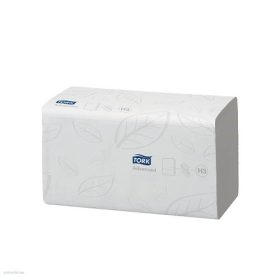   Kéztörlő Tork toalettbe dobható Singlefold H3 23x23cm 2 réteg 250 lap fehér 290190