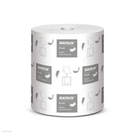   Kéztörlő Katrin Plus M2 tekercses 19cm 100méter 2rétegű hófehér 100% cellulóz