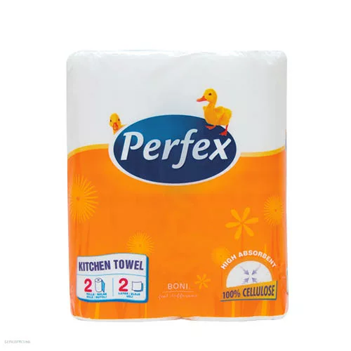 Papírtörlő KONYHAI BONI PERFEX 2 tekercs 2 rétegű 50 lap