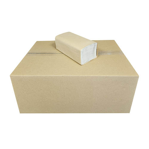 Kéztörlő hajtogatott, 1 rétegű, recycled, 25 x 22 cm, 240 lap