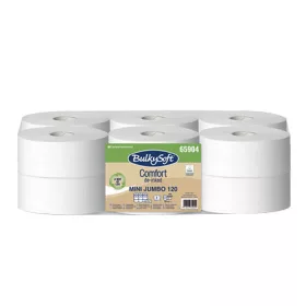   Toalettpapír Bulkysoft Comfort Mini, 315 lapos, 2 rétegű, fehér