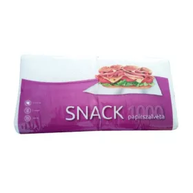   Szalvéta éttermi Snack 1 rtg. fehér 1000 db (17x17 cm) PEPPY TRADE