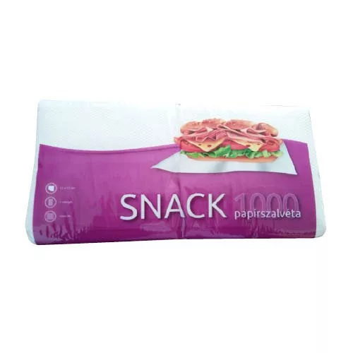 Szalvéta éttermi Snack 1 rtg. fehér 1000 db (17x17 cm) PEPPY TRADE