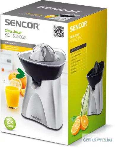 Citrusprés és Gyümölcsfacsaró SCJ 6050SS SENCOR