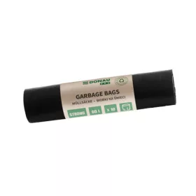 Szemeteszsák, 60 literes, erős, 10 db, fekete