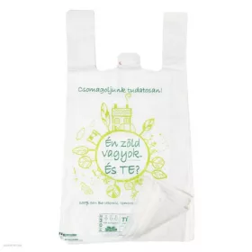 Ingvállas táska Bio 25x50 50db/csom