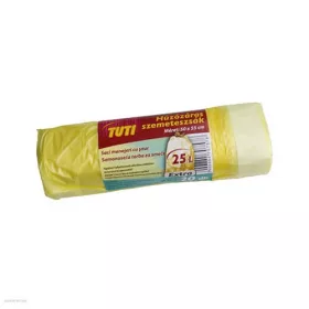 Szemeteszsák záró szalaggal extra 25L-es 50 x 55 cm 20db