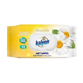 Törlőkendő nedves, Kalyon Kamilla FlipTop, 72 db