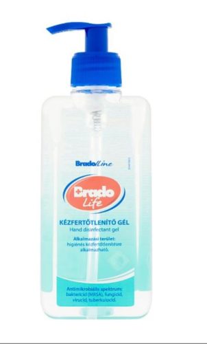 Kézfertőtlenítő gél Bradolife 500 ml