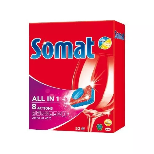 Mosogatótabletta Somat All-in-1 52 db