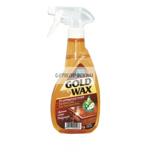 Bútorápoló spray Gold Wax (por stop)  400 ml