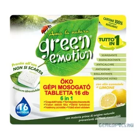 Mosogató kapszula GREEN EMOTION ÖKO Gépi 6in1 16 db