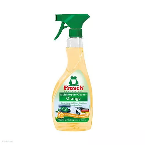 Tisztító spray Frosch Általános felülettisztító, narancs, 500,ml