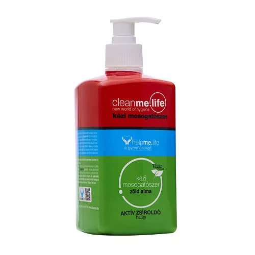 Mosogatószer, Cleanme.life, zöld alma, 500 ml