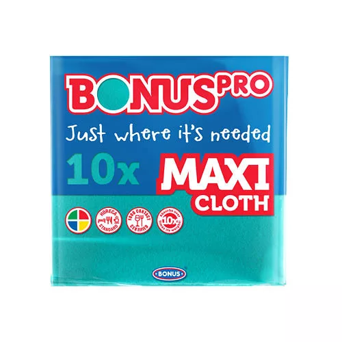 Törlőkendő általános Bonus Pro Maxi, zöld