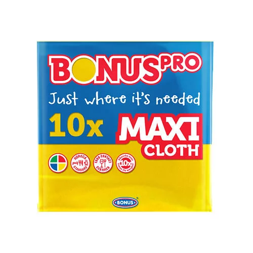 Törlőkendő általános Bonus Pro Maxi, sárga