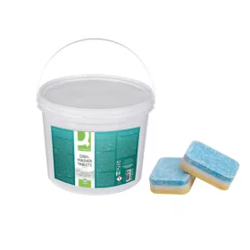 Mosogatógép tabletta Q-Connect KF16279, 100 db, vödörben