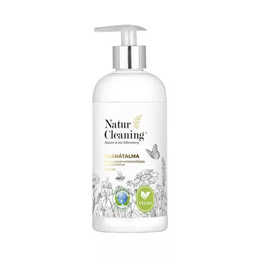Mosogatószer koncentrátum NaturCleaning, Gránátalma, 500 ml, pumpás