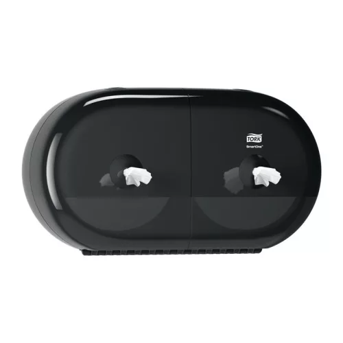Toalettpapír adagoló TORK SmartOne® Mini duplatekercses karbonsemleges fekete