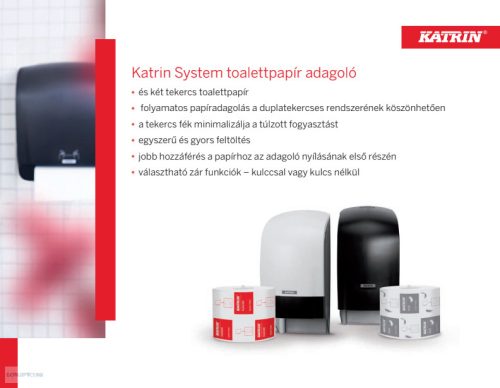 Toalettpapír adagoló Katrin Inclusive System