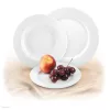 Süteményestál Rotberg Porcelain Basic fehér 33cm 1211BAS005