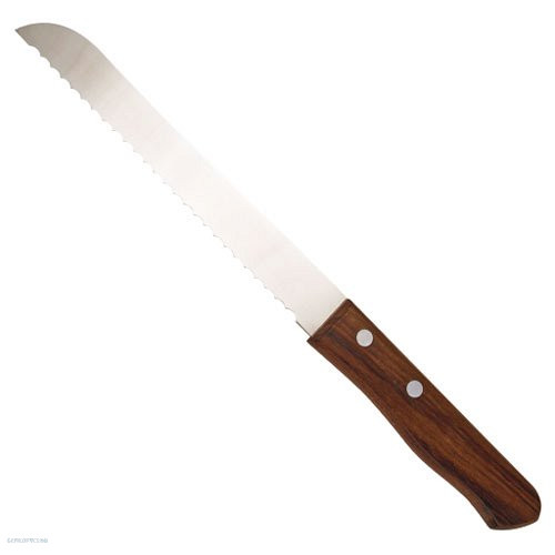 Kenyérvágó kés fanyelű 17cm 1400KVK001