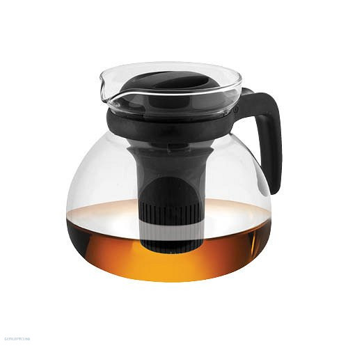 Üvegkancsó Teapot hőálló szűrővel 1,5l