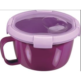 Ételtartó "SMART TO GO" kerek 0,9l lila