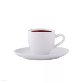 Mokkáscsésze+alj 10cl Economic 6db