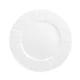 Csemegetányér 19 cm, Rotberg Porcelain Oslo, fehér porcelán, 6 darabos készlet