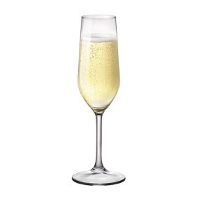   Üvegpohár Italy, pezsgős flőte, 185 ml, 6 darabos készlet