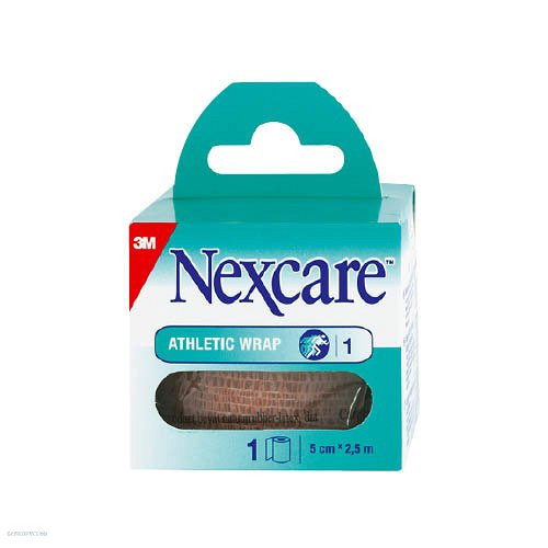 Fásli Nexcare™ Athletic Wrap Öntapadós rugalmas bézs színű 5 cm x 2,5 m