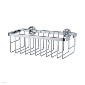   Tárolókosár fürdőszobai fali krómozott tesa® Aluxx 40201